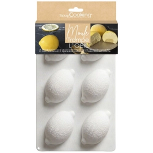 moule silicone trompe l å’il 6c citron - carambelle sarl - scrapcooking