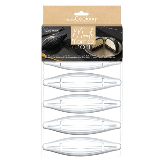moule silicone trompe l å’il 6c vanille - carambelle sarl - scrapcooking