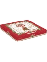 coffret plat a tarte etoile avec pelle a tarte en porc. ã˜ 32 christmas memories - pozzi milano spa