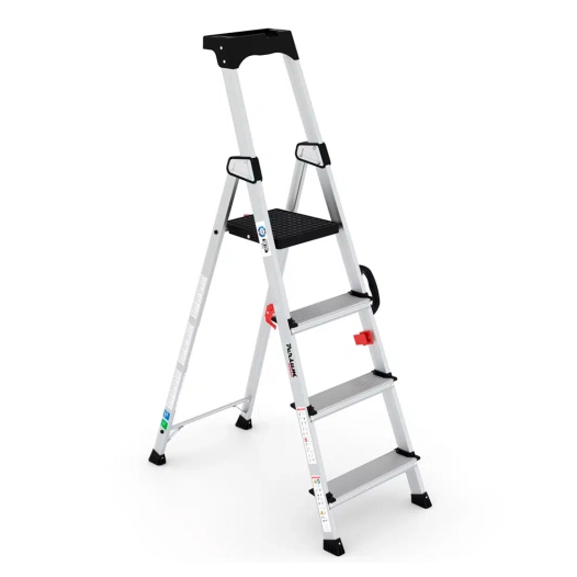 échelle professionnelle delux en aluminium 4 marches