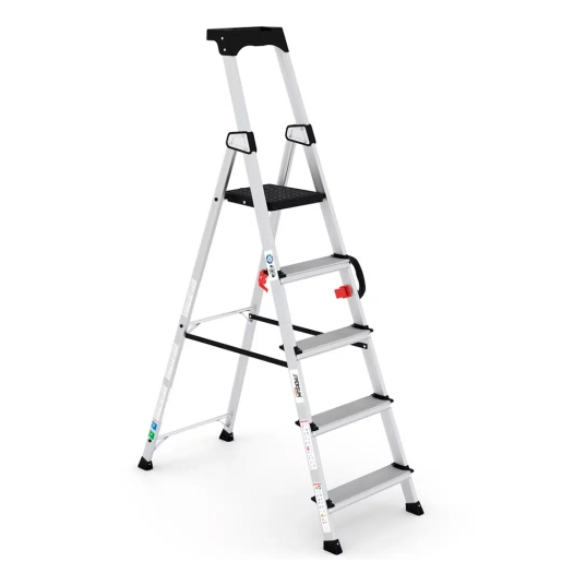 échelle professionnelle delux en aluminium 5 marches