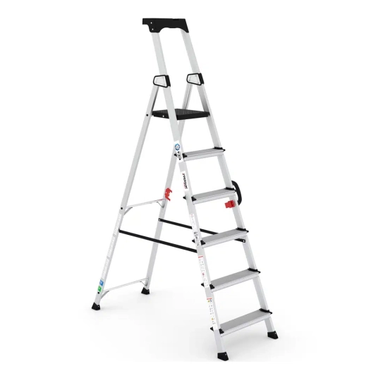 échelle professionnelle delux en aluminium 6 marches