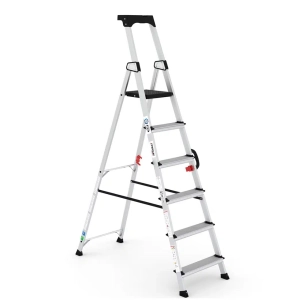 échelle professionnelle delux en aluminium 6 marches