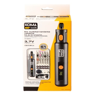 kit d'outil multifonction rotatif 3,7 v avec 51 accessoires