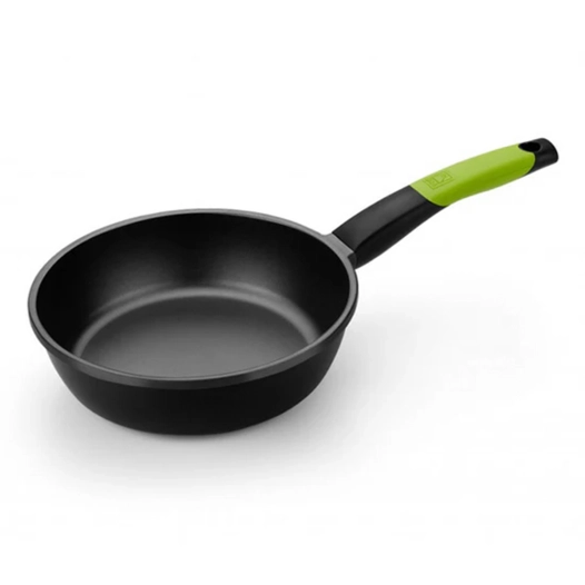 poêle profonde en fonte d'aluminium avec revêtement antiadhésif tricouche innovation prior ø24 cm