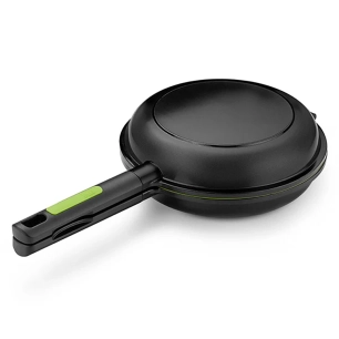 poêle double en fonte d'aluminium avec revêtement antiadhésif tricouche innovation prior ø20 cm