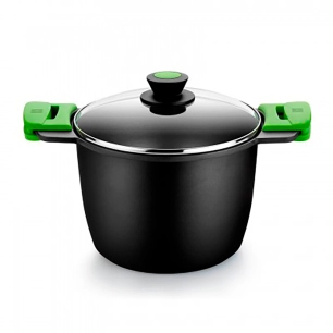 marmite en fonte d'aluminium avec revêtement antiadhésif tricouche innovation prior ø24 cm