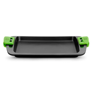 plancha lisse en fonte d'aluminium avec revêtement antiadhésif tricouche innovation prior 40 cm