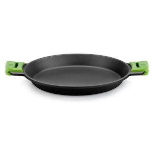 plat à paëlla en fonte d'aluminium avec revêtement antiadhésif tricouche innovation prior ø36 cm
