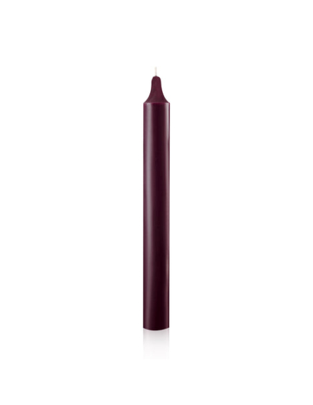 bougie teintée masse ø21/200mm bordeaux bougie teintée masse ø21/200mm bordeaux - bougies de france