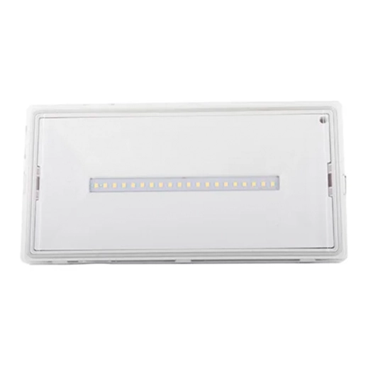 luminaire d'urgence led 3,6 w 280 lm, ip65, 238,5 x 120,5 x 42,2 mm