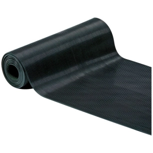 fines stries noir 1.20x10m ep.3mm au rouleau - id mat - id group