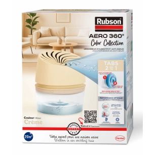 absorbeur d'humidité aéro 360° color collection 20 m² absorbeur d'humidité aéro 360° color collection 20 m² - rubson