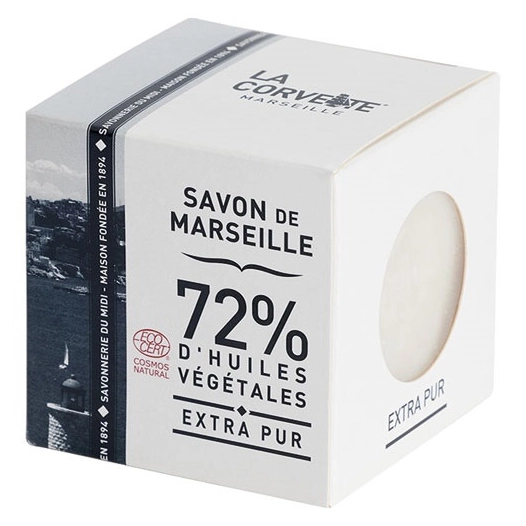cube de savon de marseille 300g boite extra pur ecocert - compagnie du midi