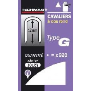 Cavaliers Type G 14mm OUTIFRANCE Fixation robuste pour câbles et gaines - OUTIFRANCE