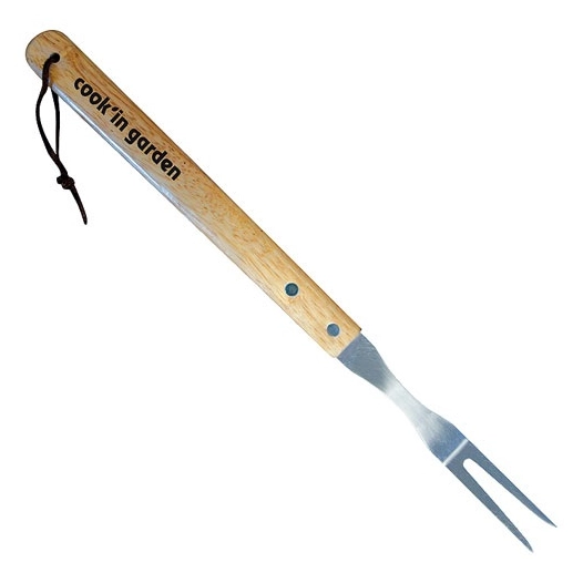 fourchette manche bois fsc 100% - garden max