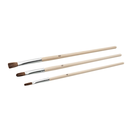 lot de 3 brosses de finition lot de 3 brosses de finition - color plus