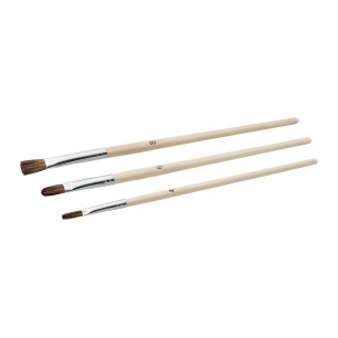 lot de 3 brosses de finition lot de 3 brosses de finition - color plus