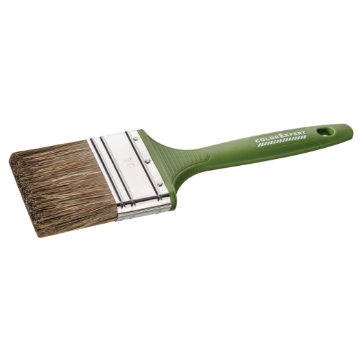 brosse plate en soie mixte brun brosse plate en soie mixte brun - color expert