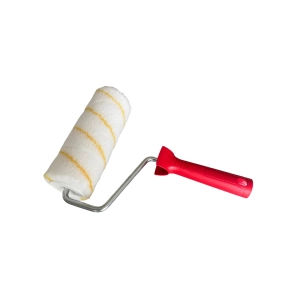 rouleau à peinture rayé jaune 18 cm rouleau à peinture rayé jaune 18 cm - color expert