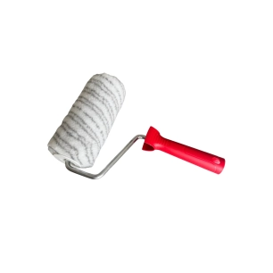 rouleau à peinture rayé gris 18 cm rouleau à peinture rayé gris 18 cm - color expert