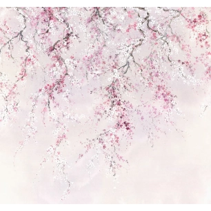 inx6-013 - papier peint intissé panoramique kirschblüten fleurs de cerisier 300 x 280 cm inx6-013 - papier peint intissé panoram