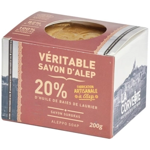 savon d'alep 200g 20% laurier - compagnie du midi
