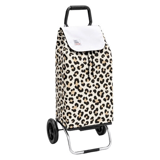 poussette 2 roues carlux imprimã© guã©pard - 55 l - sidebag sn