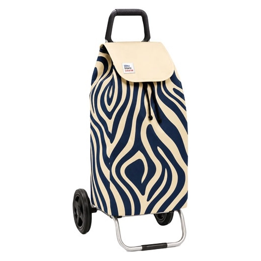 poussette 2 roues carlux imprimã© zã¨bre - 55 l - sidebag sn