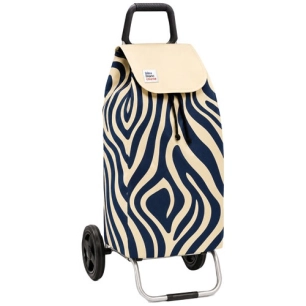 poussette 2 roues carlux imprimã© zã¨bre - 55 l - sidebag sn