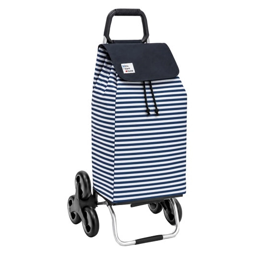 poussette 6 roues carlux imprimã© mariniã¨re - 55 l - sidebag sn