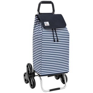 poussette 6 roues carlux imprimã© mariniã¨re - 55 l - sidebag sn