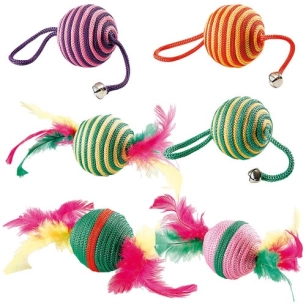 balle corde pa 6110 coloris assortis - ferplast france