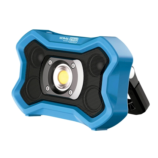 projecteur led professionnel de travail fp-20 rechargeable avec haut-parleur sans fil, 20 w, 2000 lm, 8000 mah, 212 x 65 x 138 m