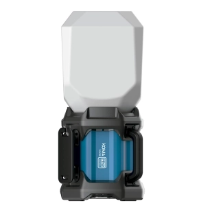 lampe led cob professionnelle de travail lp-50 rechargeable, 50 w, 5000 lm, 4500 mah, 205 x 205 x 470 mm