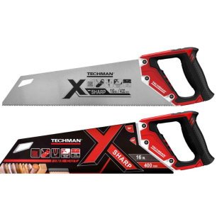 Scie Égoïne X-Sharp Techman Renfort aluminium pour coupe précise - Techman
