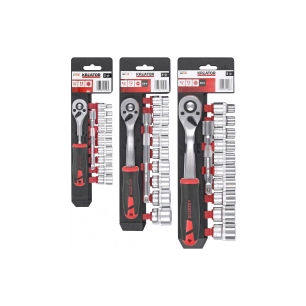 Coffret Cliquet Douilles 1/2 KREATOR Kit complet de serrage et desserrage polyvalent - KREATOR