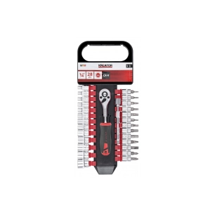 Cliquet 1/4 & Douilles KREATOR Kit cliquet, douilles et embouts 1/4 polyvalent - KREATOR