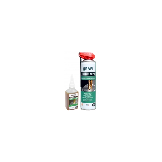 huile de coupe entiere réf. 4859 a4présentation aérosol double sprayvolume 650 / 400 ml
