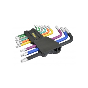 cles torx tamper en etui caractéristiques 9 clés : tt10 - tt15 - tt20 - tt25 - tt27 - tt30 - tt40 - tt45 - tt50