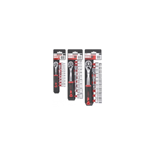 Set Cliquet Douilles 1/4 KREATOR Polyvalence et compacité pour petits serrages - KREATOR