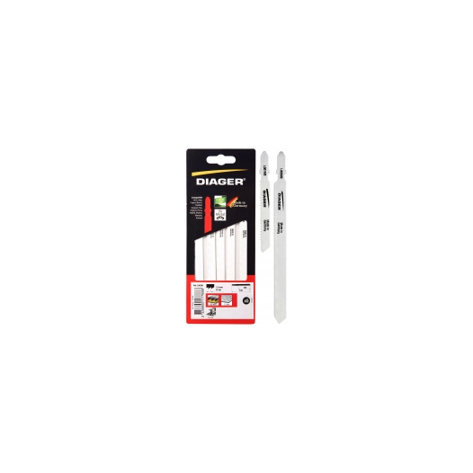 Lames Scie Sauteuse Bi-Métal Coupe Acier & Inox Durable - DIAGER