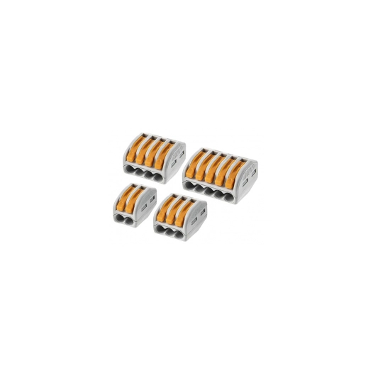 bornes de connexion electrique rapides caractéristiques lot de 10 bornes 2 entrées