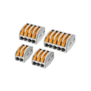 bornes de connexion electrique rapides caractéristiques lot de 10 bornes 2 entrées