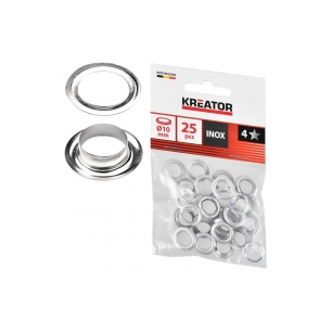 oeillets inox 10mm désignation 25 'illets ø10 mmdiamètre perçage epaisseur à sertir