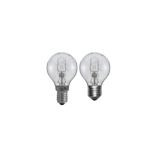 Ampoules Halogènes E27 Rondes Éclairage halogène 28W, culot E27, 370 lumens. - BRICOTOP-AXIAN