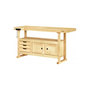 Établi bois 1,50m Outifrance Robuste et pratique avec caisson - OUTIFRANCE