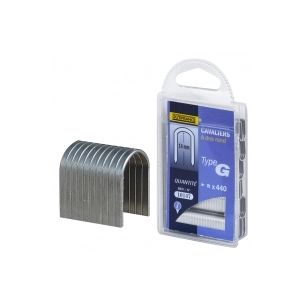 Cavaliers Type G 12mm Fixation robuste, grande quantité - OUTIFRANCE
