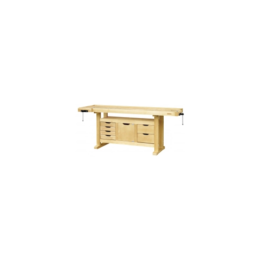 Établi Bois Caisson 2m OUTIFRANCE Robustesse et rangement intégré pour atelier - OUTIFRANCE