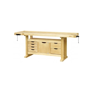 Établi Bois Caisson 2m OUTIFRANCE Robustesse et rangement intégré pour atelier - OUTIFRANCE